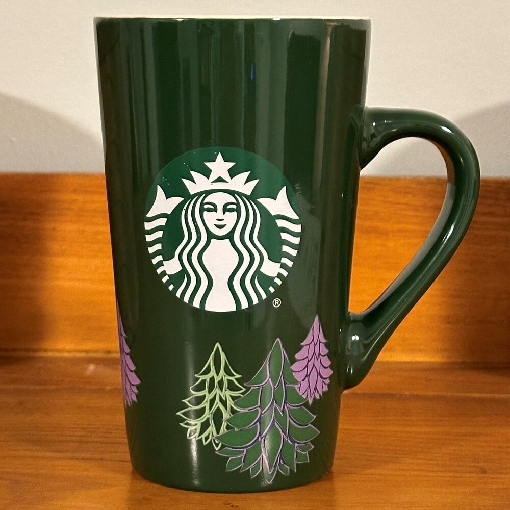 Starbucks Tall Green Christmas Mug 2020